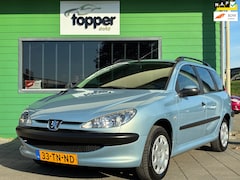 Peugeot 206 SW - 1.4 One-line|1e Eigenaar|Airco|Elektr.ramen|Trekhaak|Nieuwe APK|NAP|