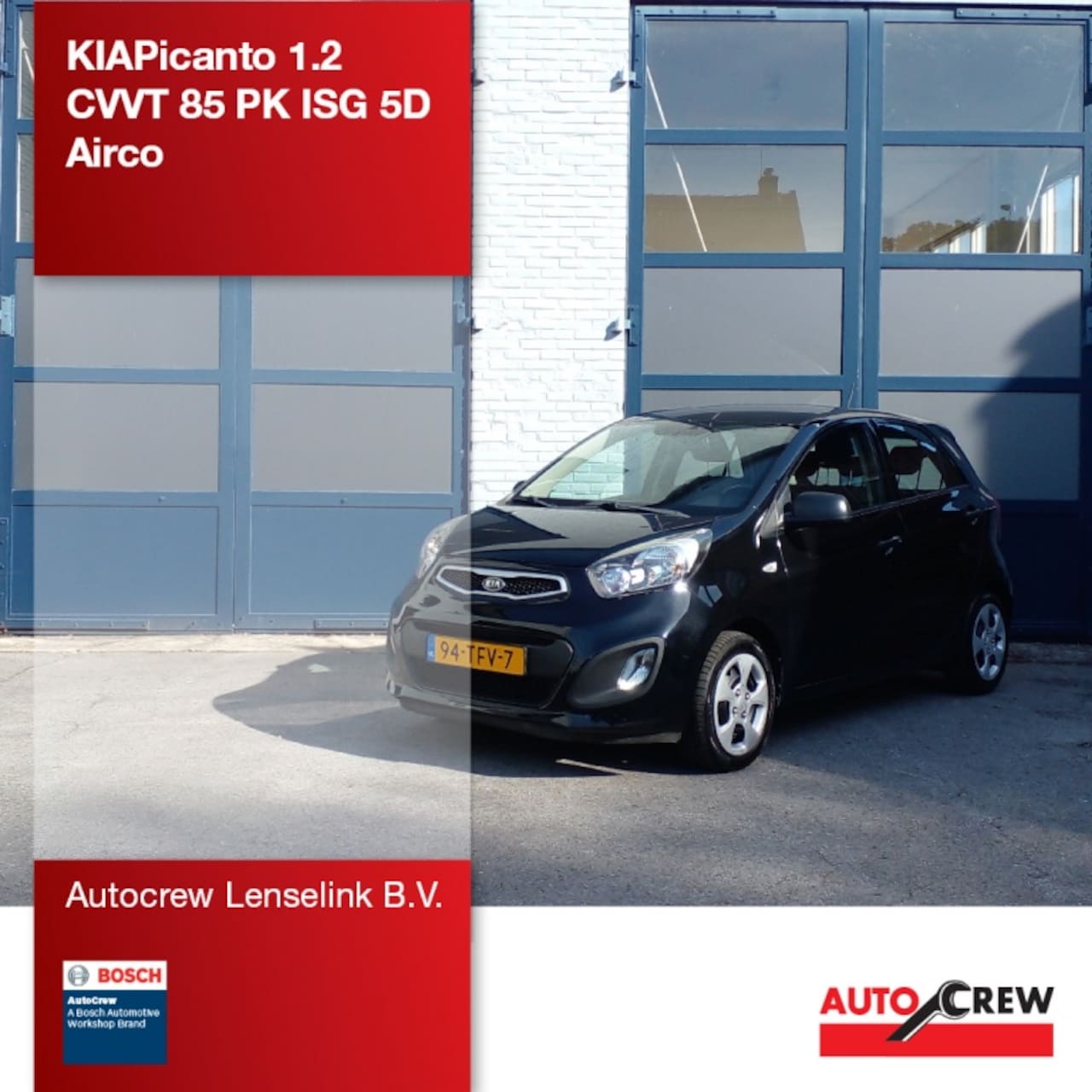 Kia Picanto - 1.2 CVVT 85 PK ISG 5D Airco - AutoWereld.nl