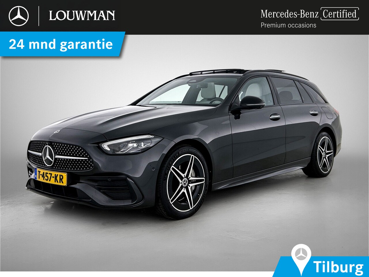 Mercedes-Benz C-klasse Estate - 300 e AMG Plug-In Hybride AMG Line | Premium Plus | Night Pakket | Panorama Schuif-Kanteld - AutoWereld.nl