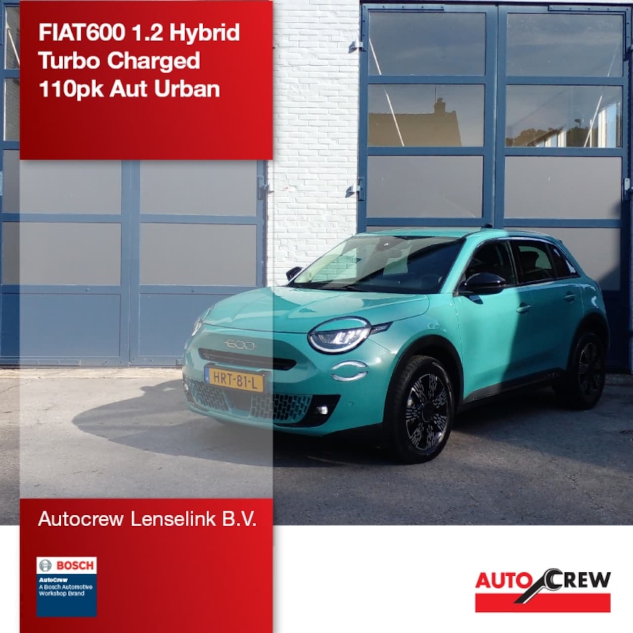 Fiat 600 - 1.2 Hybrid Turbo Charged 110pk Aut Urban - AutoWereld.nl