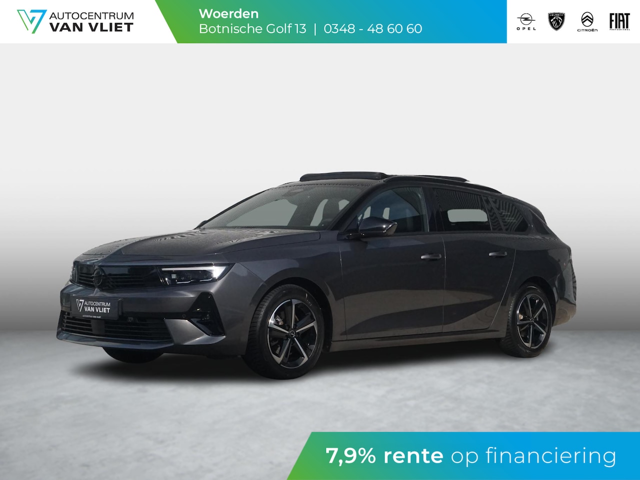 Opel Astra Sports Tourer - 1.2 Turbo Hybrid GS Schuif /kanteldak - AutoWereld.nl