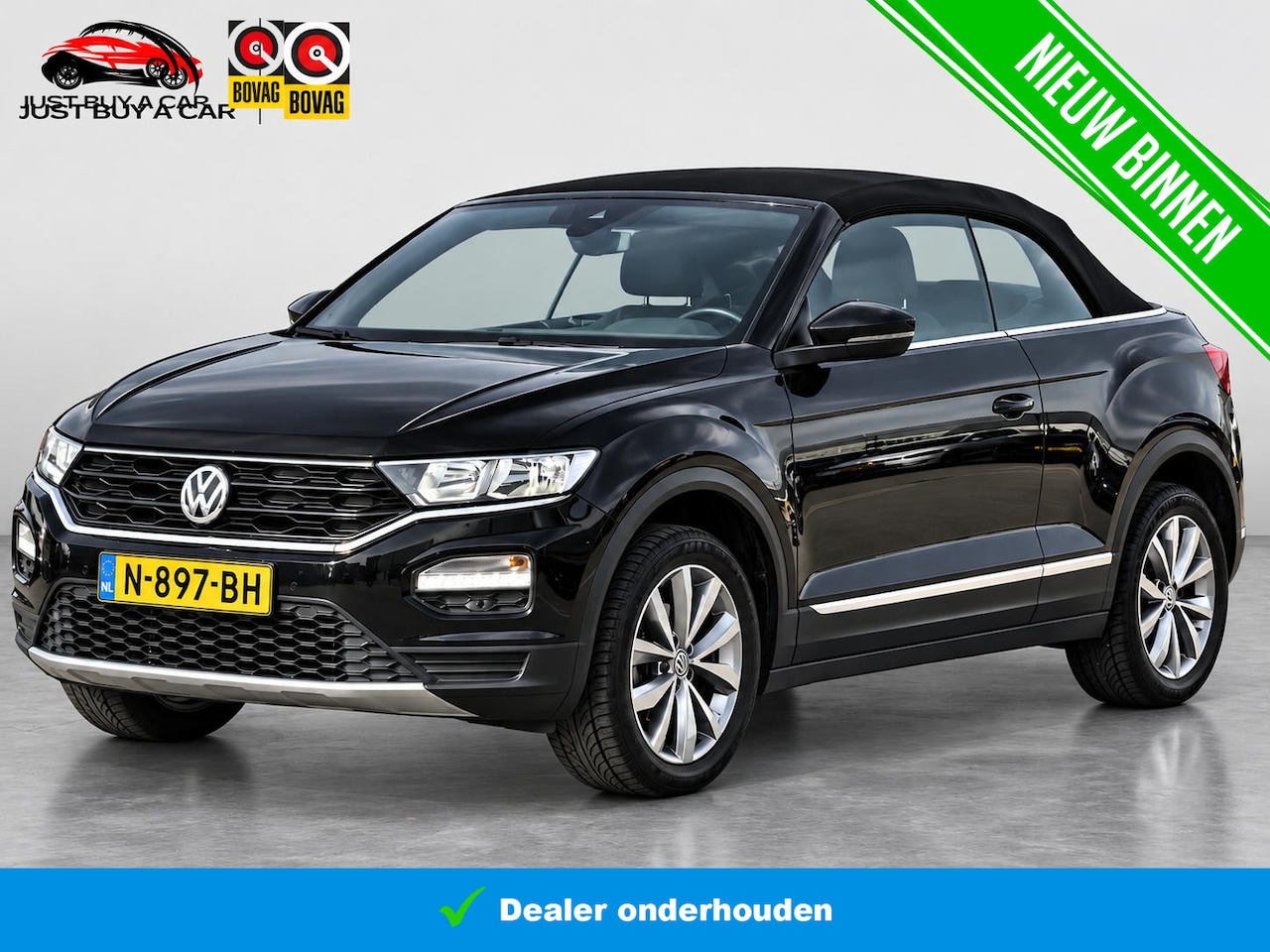 Volkswagen T-Roc Cabrio - 1.0 TSI Style Afn. Trekhaak | Stoelverwarming | Apple Carplay & Android | Led | Clima | - AutoWereld.nl