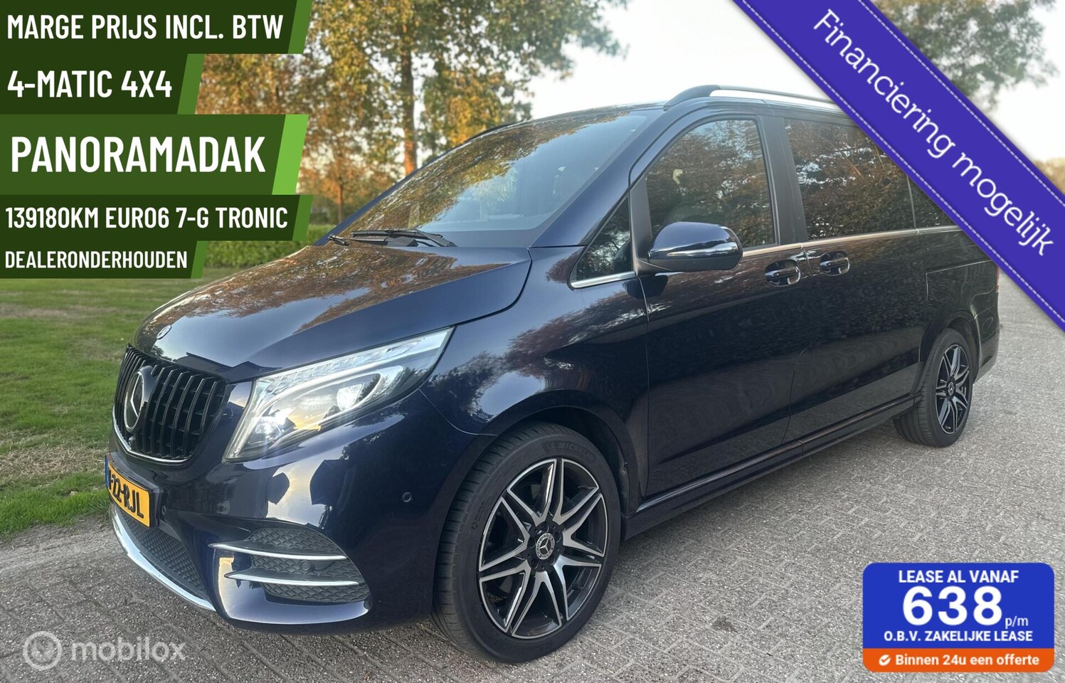 Mercedes-Benz V-klasse - 250d 4-MATIC PANO DC AMG Exclusive MARGE - AutoWereld.nl