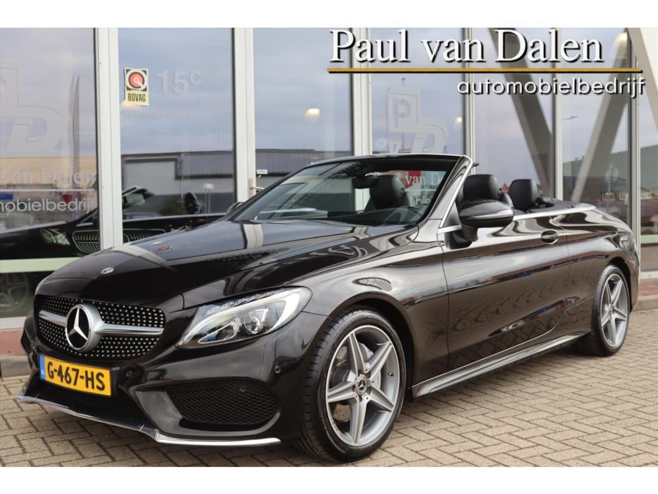 Mercedes-Benz C-klasse Cabrio - C180 156PK 9G-TRONIC AMG LINE Navi | Leer | Airscraft | Cruise | Pdc | 18 Inch Lm | - AutoWereld.nl