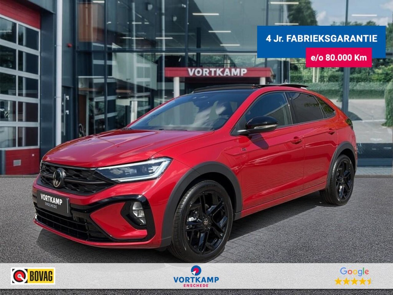 Volkswagen Taigo - 1.5 TS DSG R-LINE BLACK STYLE PANO-DAK/CAMERA/ACC/CLIMA/STOELVERW/CARPLAY - AutoWereld.nl