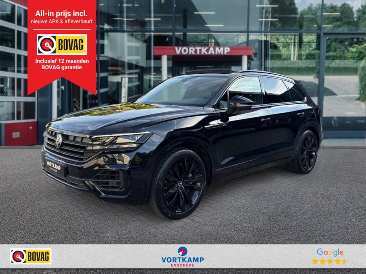 Volkswagen Touareg - 3.0 TSI R EHYBRID 4MOTION PANO-DAK/360CAMERA/TREKHAAK/STOEL-VENTILATIE/MASSAGE - AutoWereld.nl