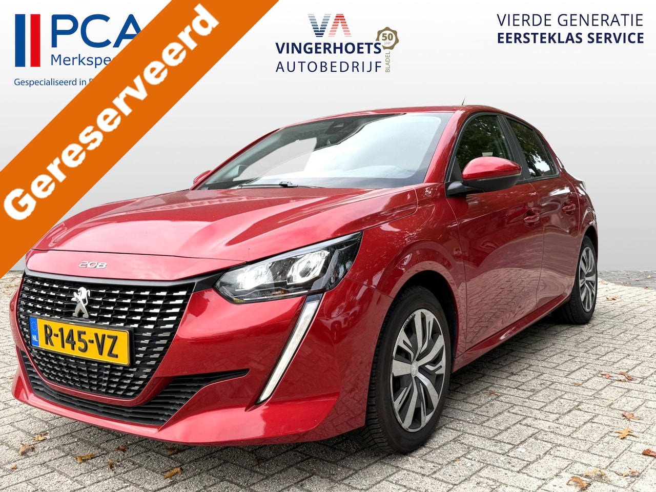Peugeot 208 - *** GERESERVEERD *** * Airco * Cruise Control * Verkeersbordherkenning * Parkeersensoren * - AutoWereld.nl