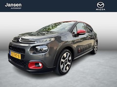 Citroën C3 - 110 pk Shine trekhaak, climate control, navigatie, two-tone, 17 inch lichtmetaal