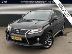 Lexus RX 450h - 4WD F-Sport Line Auto vol luxe, trekhaak, schuif-/kanteldak, HUD, navigatie, stoelverwarmi