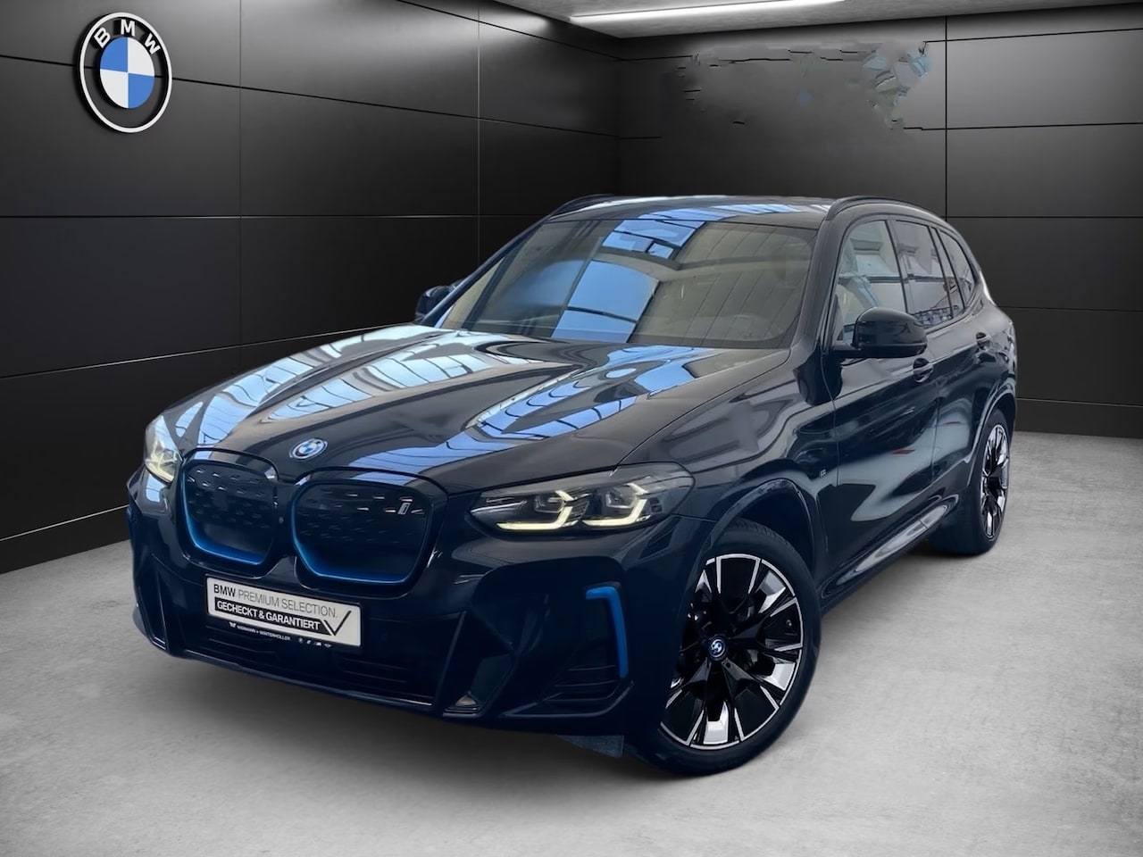 BMW iX3 - M-SPORT 80 kWh (210kW/286pk) ** LED, LEDER, PANO, TREKH, VERW. STUUR, 20-inch LMV ** 1e EI - AutoWereld.nl
