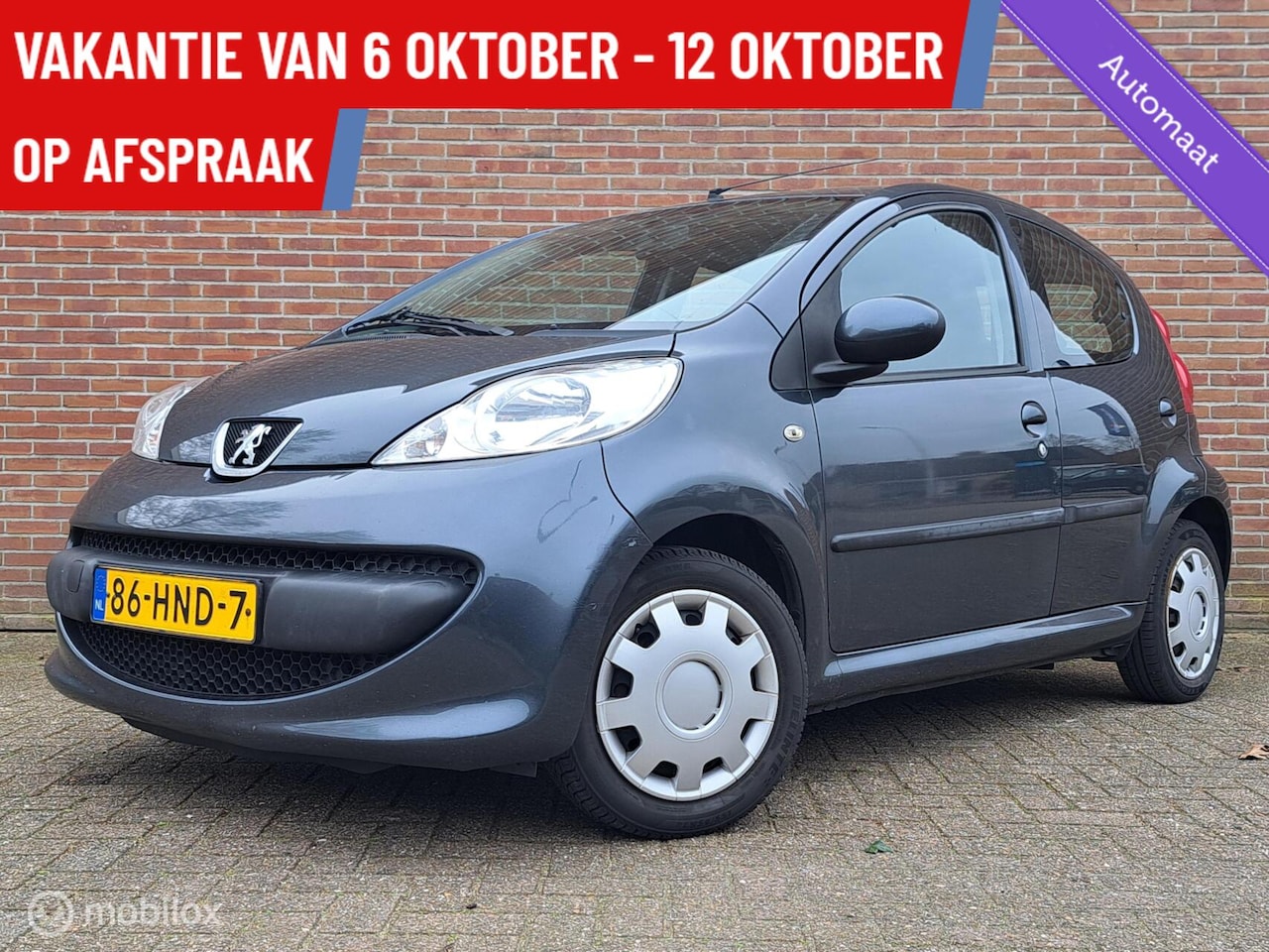 Peugeot 107 - 1.0-12V XS 5DRS AIRCO/AUTOMAAT - AutoWereld.nl