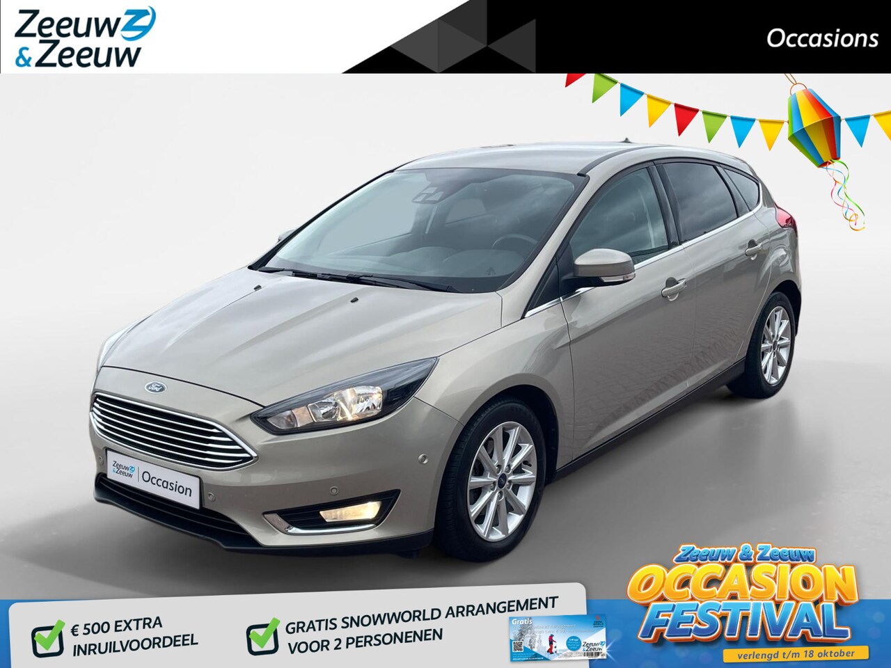 Ford Focus - 1.0 First Edition | CAMERA | NAVIGATIE | LM VELGEN | CRUISE | AIRCO | - AutoWereld.nl