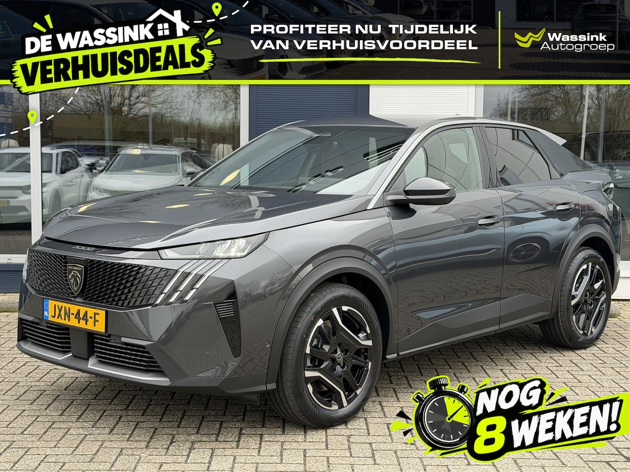 Peugeot e-3008 - EV 96 kWh 230pk Long Range Allure VOORRAAD VOORDEEL | Warmtepomp | Trekhaak | Stoelverwarm - AutoWereld.nl