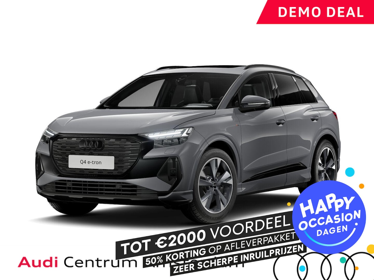 Audi Q4 e-tron - 45 quattro S Edition Competition 82 kWh 286pk | Panoramadak | Parkeercamera | Adaptieve cr - AutoWereld.nl