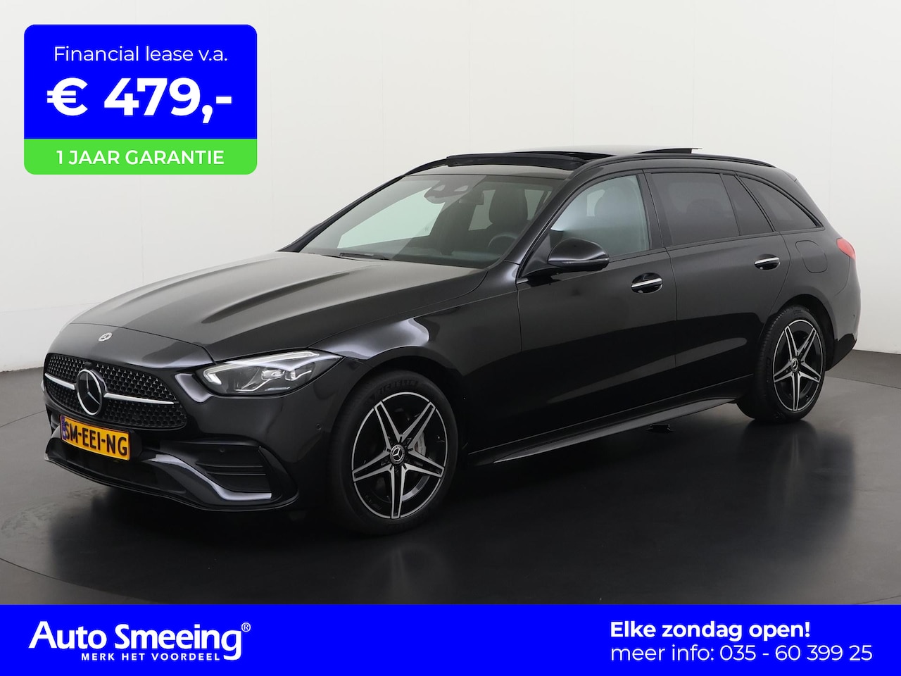 Mercedes-Benz C-klasse Estate - 300e AMG Night | Panoramadak | Head-Up | Distronic Plus | Zondag Open! - AutoWereld.nl