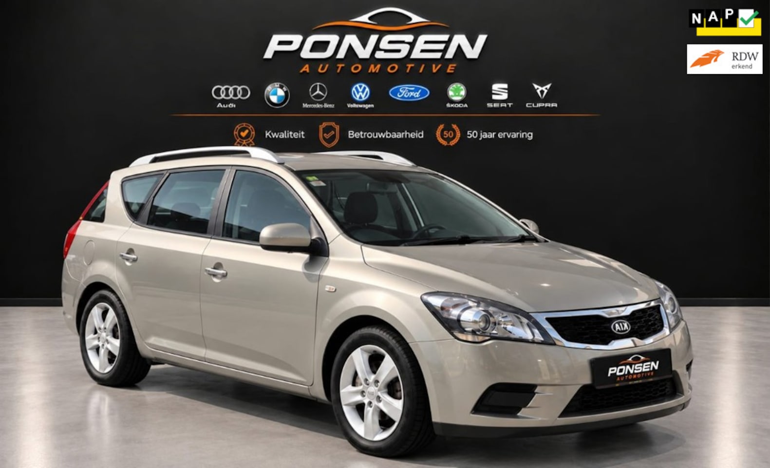 Kia Cee'd Sporty Wagon - 1.4 CVVT comfort pack 1e eigenaar - AutoWereld.nl