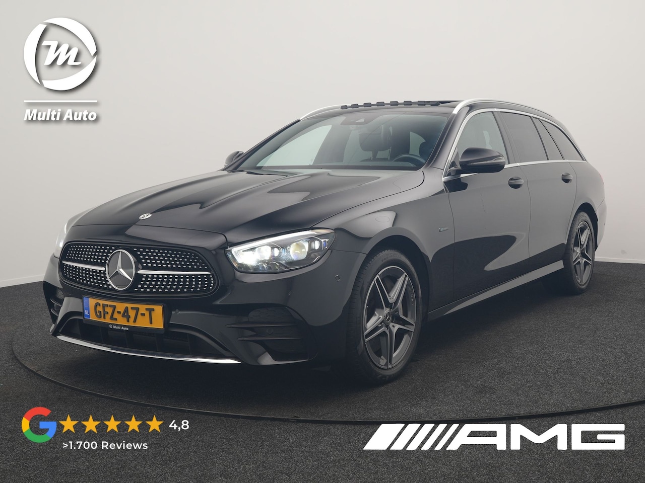 Mercedes-Benz E-klasse Estate - 300 e AMG 320pk PHEV Dealer O.H | Trekhaak af Fabriek | Panodak | Widescreen Navi | Multib - AutoWereld.nl