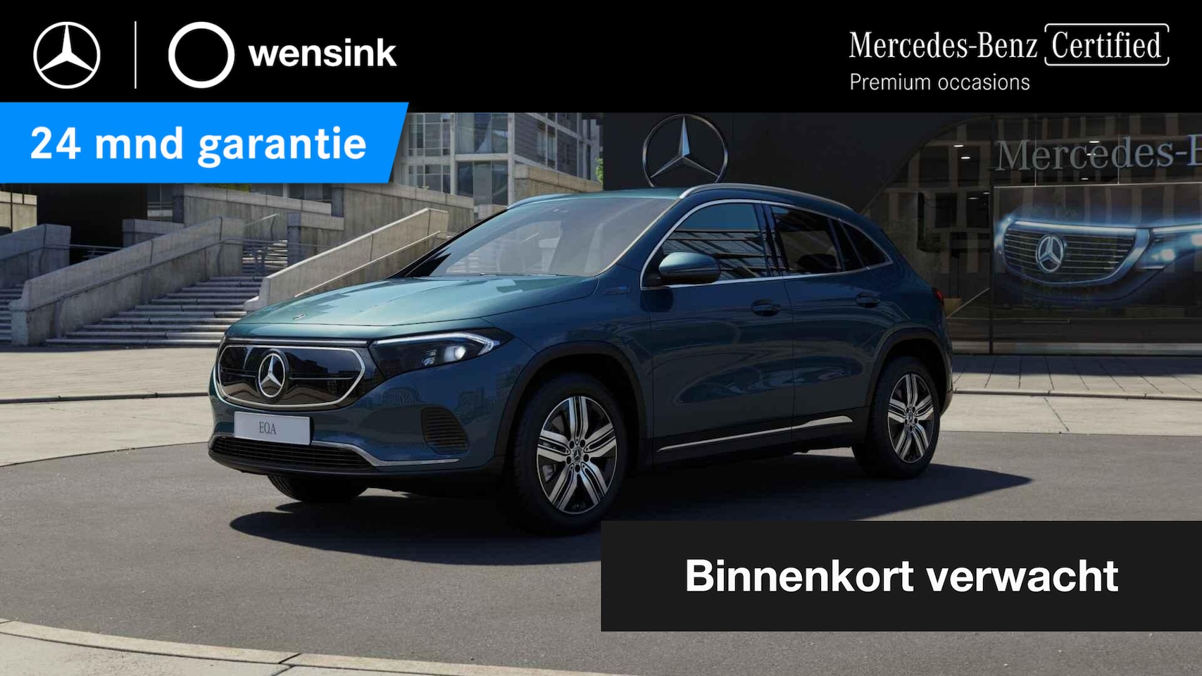 Mercedes-Benz EQA - 250 Business Solution Luxury 67 kWh | Sfeerverlichting | Stoelverwarming | Achteruitrijcam - AutoWereld.nl