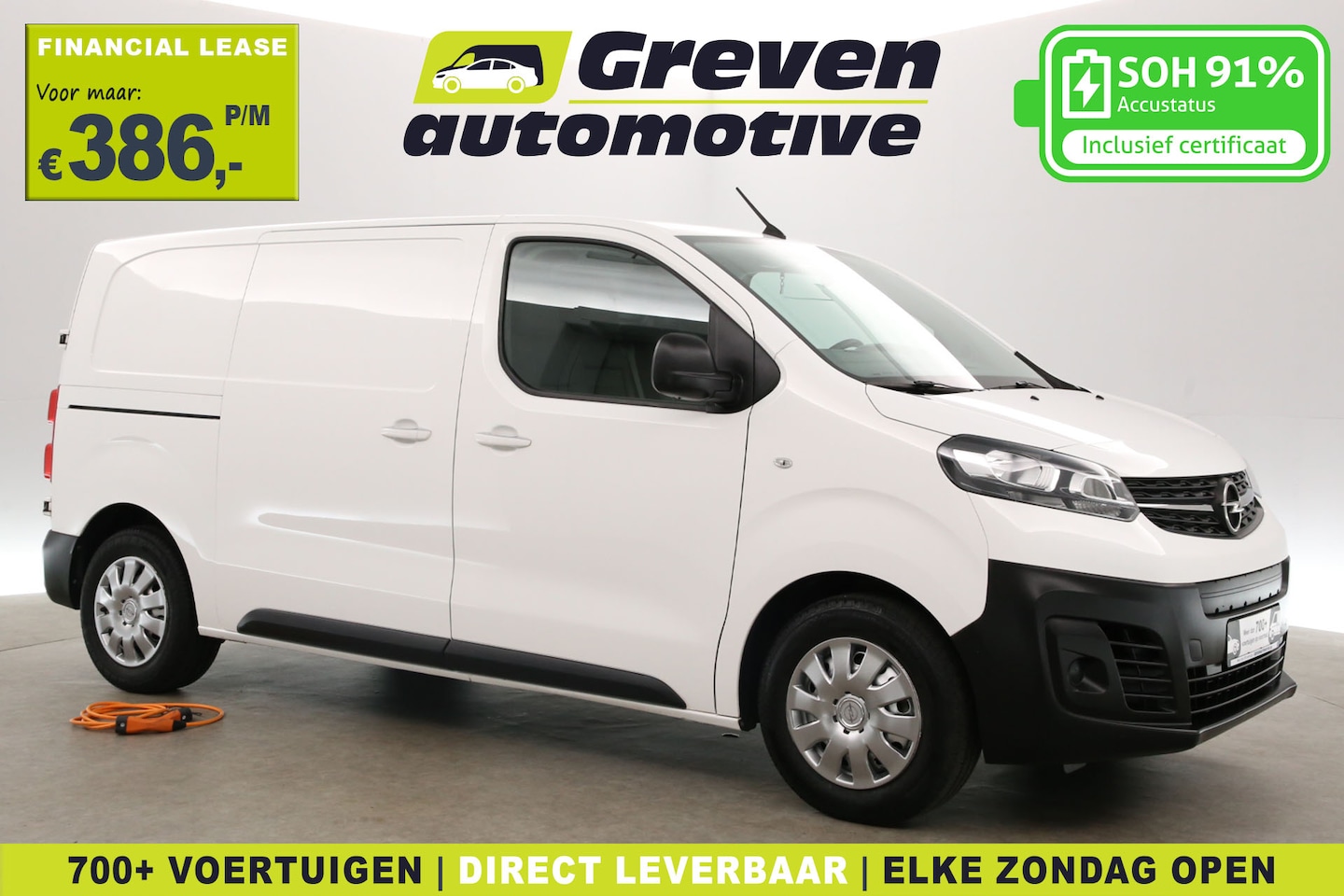 Opel Vivaro-e - 75 kWh L2H1 Long Range | Snelladen | SOH 91% | Airco | Cruise | Camera | Carplay | 3 Zits - AutoWereld.nl