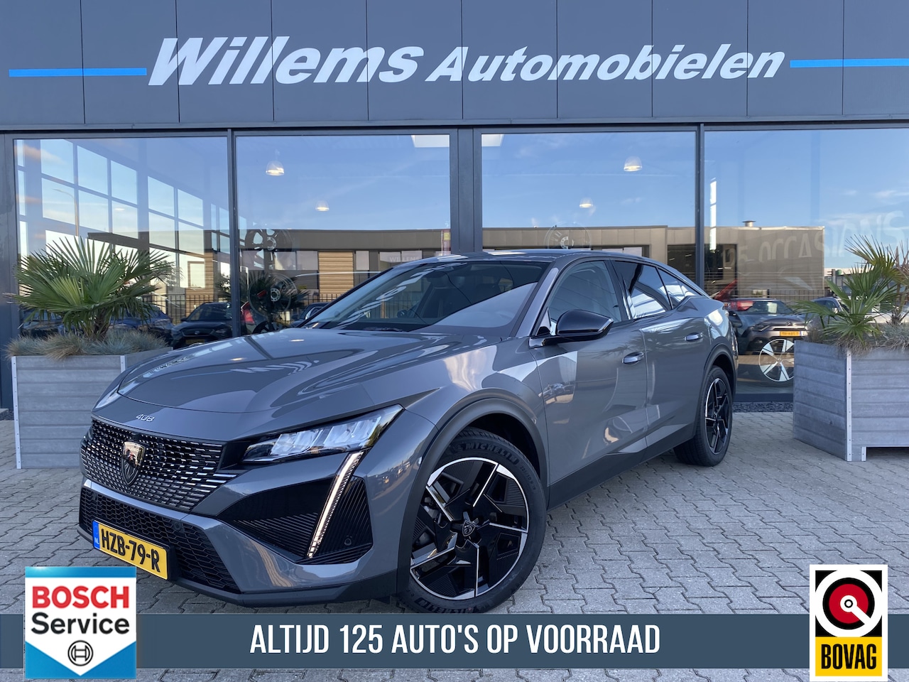 Peugeot e-408 - Allure 58 kWh Allure 58 kWh , Bereik 350 km Stoel & Stuurverwarming , 360 Camera , Virtual Cockpit , - AutoWereld.nl