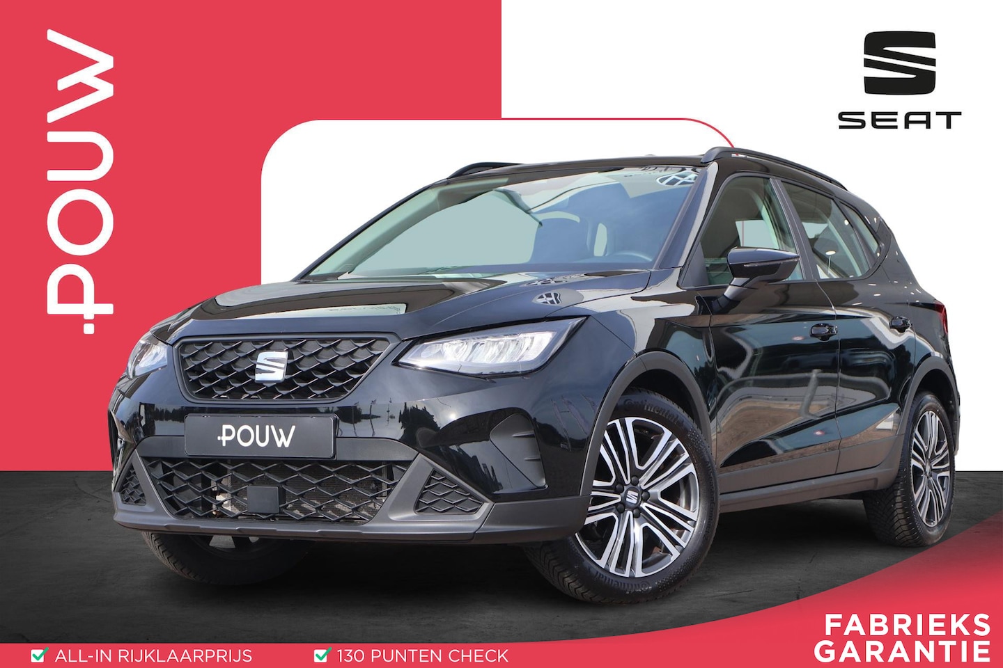 SEAT Arona - 1.0 EcoTSI 95pk Style | Carplay | Climate Control | PDC | DAB radio - AutoWereld.nl