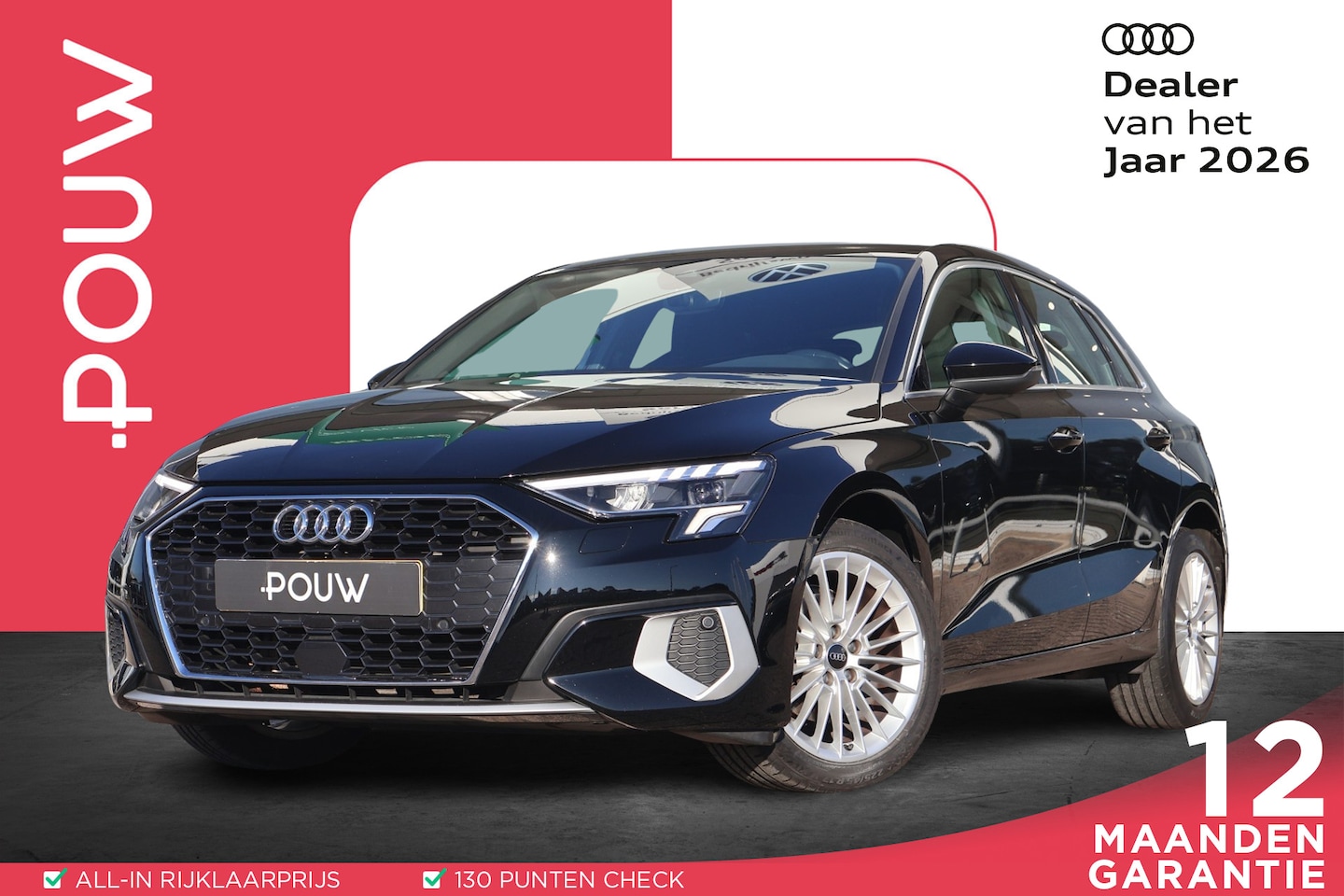 Audi A3 Sportback - 30 TFSI 110pk Advanced Edition | Navigatie | PDC | Adaptive Cruise | Sportstoelen - AutoWereld.nl