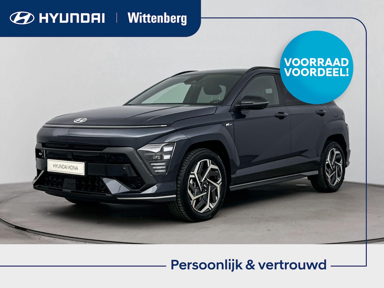 Hyundai Kona - 1.6 GDI HEV N Line Sky Panoramadak | 19 Inch velgen | Apple Carplay | Achteruitrijcamera - AutoWereld.nl