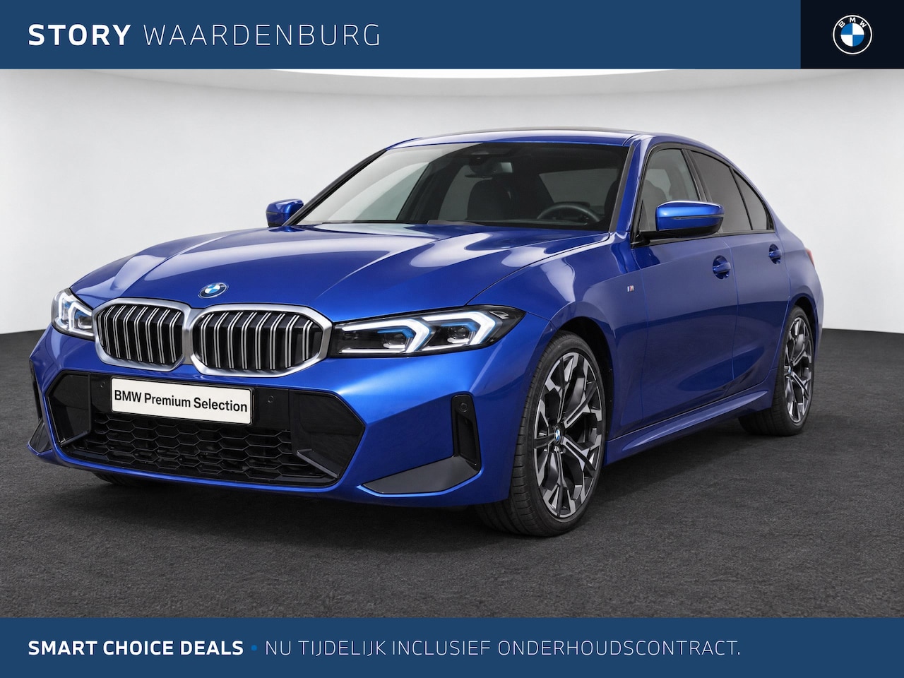 BMW 3-serie - 320i M Sport Automaat / Sportstoelen / Adaptieve LED / Achteruitrijcamera / M Sportonderst - AutoWereld.nl