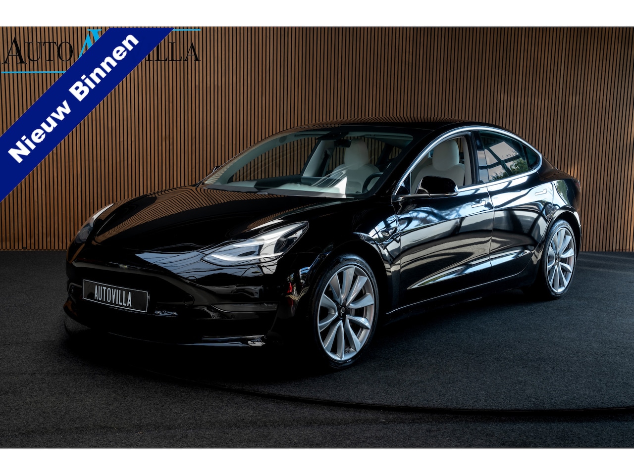 Tesla Model 3 - Long Range AWD 75 kWh Panodak Leer 360° ACC Climate Stuur- & Stoelverwarming voor & achter - AutoWereld.nl