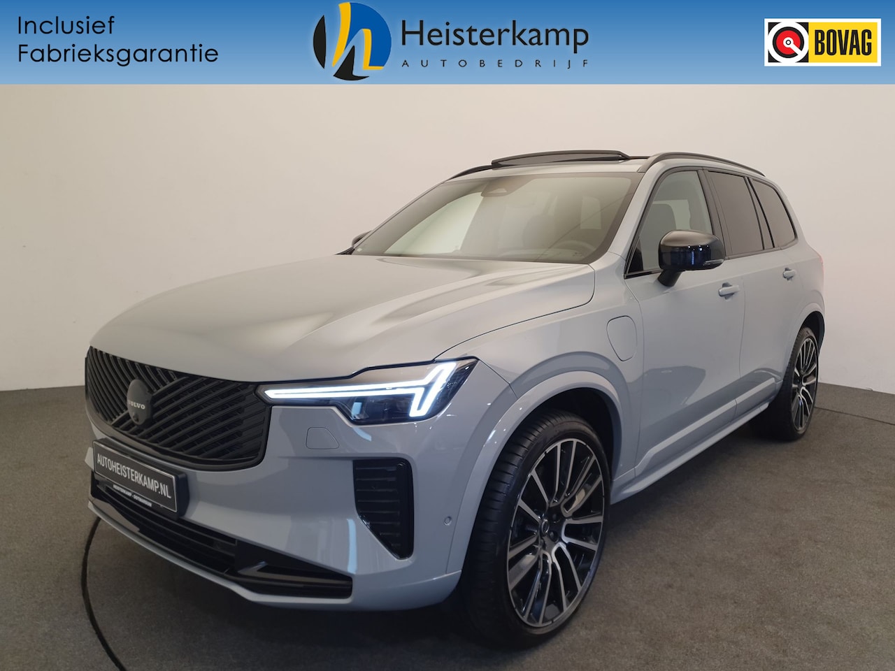 Volvo XC90 - 2.0 T8 455pk Plug-in hybrid AWD Ultra Black Ed. Exec. Luchtvering, Trekhaak, Bowers & Wilk - AutoWereld.nl