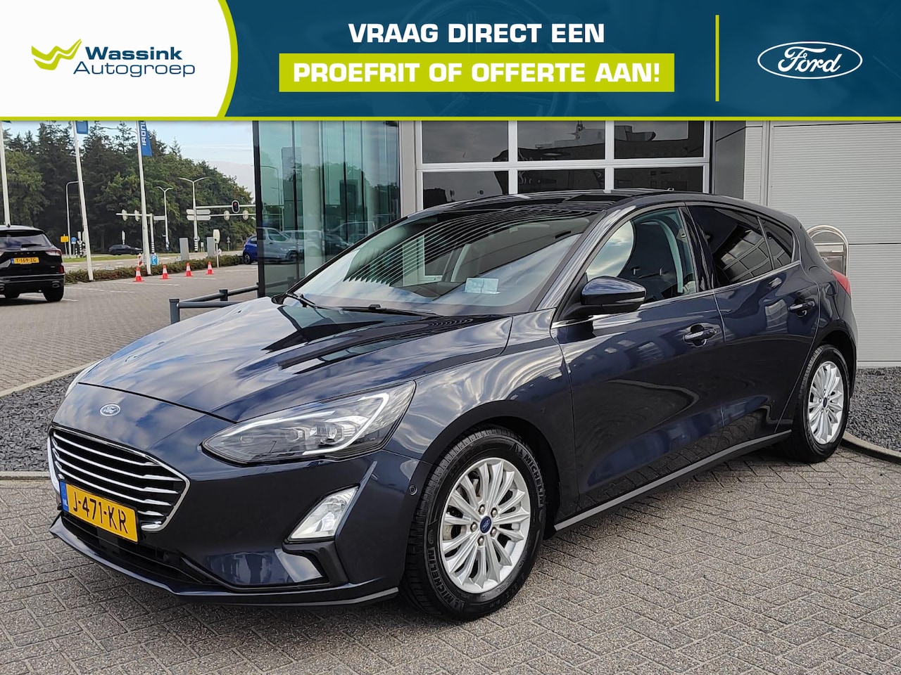 Ford Focus - 1.0 EcoBoost Hybrid Titanium X Business | Trekhaak | Camera | Navigatie | - AutoWereld.nl
