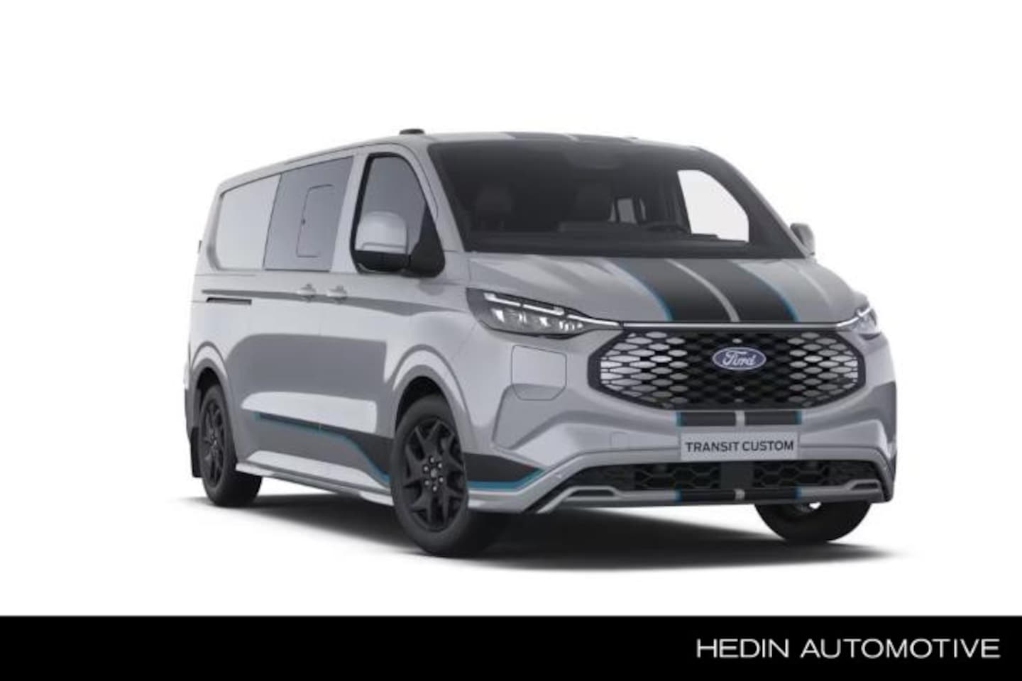 Ford Transit Custom - E-Transit DC 340 L2H1 Sport 71 kWh | Driver Assistance Pack | Trekhaak | Nieuw te bestelle - AutoWereld.nl