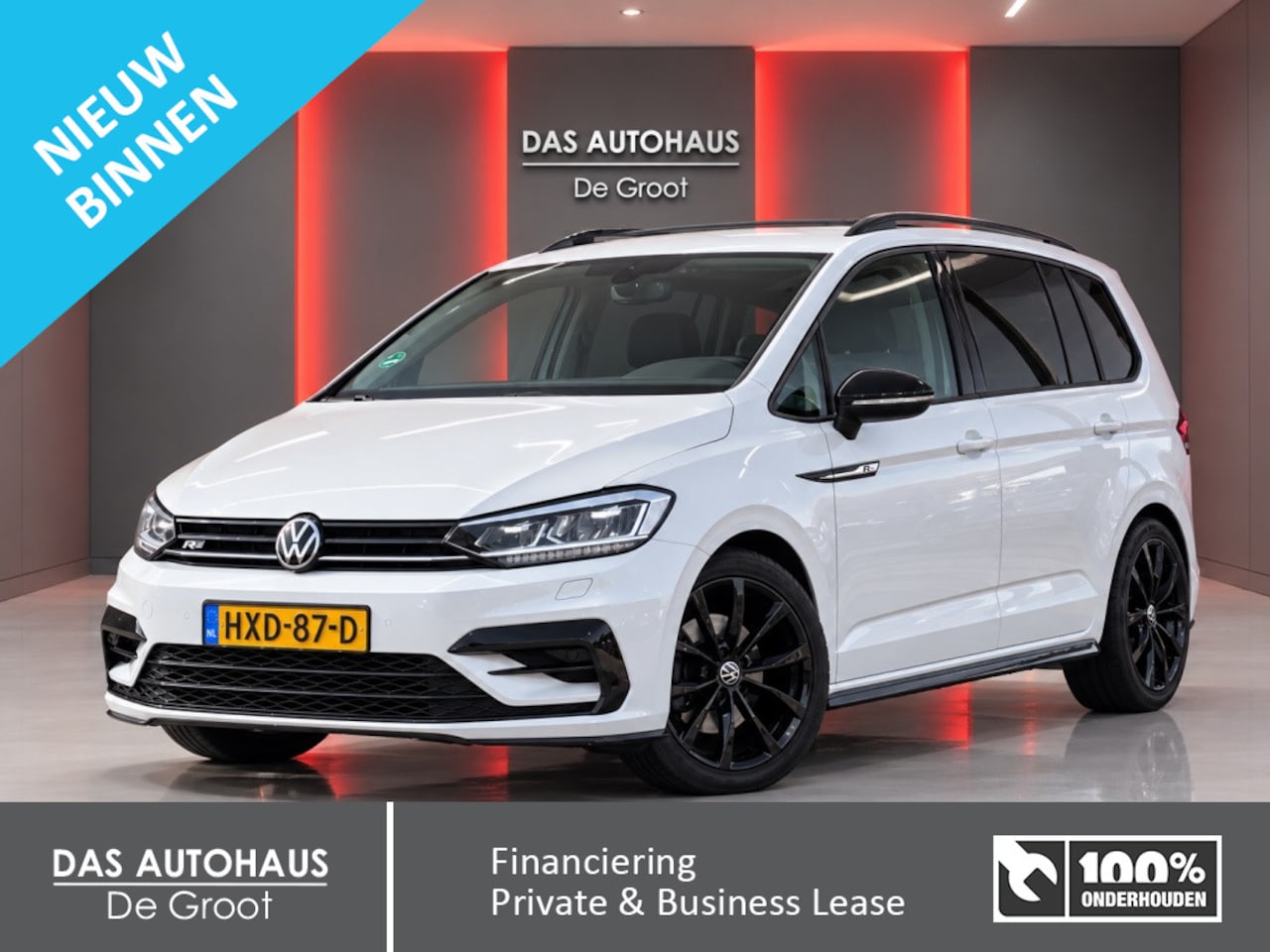 Volkswagen Touran - 1.5 TSI 150pk DSG R-Line Black Style 7p. | ACC | Elk Trekhaak - AutoWereld.nl
