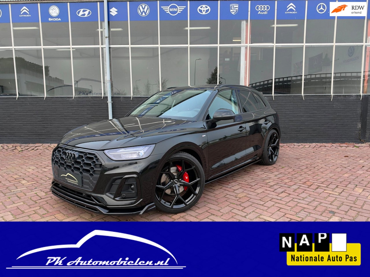 Audi Q5 SQ5 - 55 TFSI e Quattro Competition **MASSAGE + 360 CAMERA + LUCHTVERING + SQ5 LOOK** - AutoWereld.nl