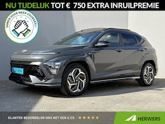 Hyundai Kona - 1.6 GDI HEV N Line Sky / TAXI / Blauw Kenteken / Dealer onderhouden / Achteruitrijcamera /