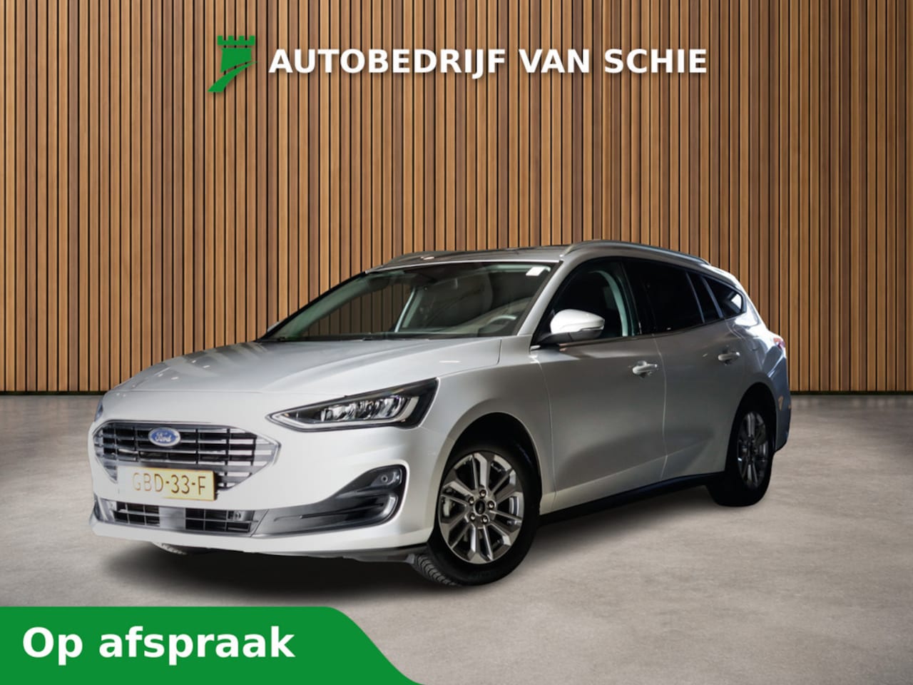 Ford Focus Wagon - 1.0 EcoBoost Hybrid Titanium 1e-Eig. & Keurig-Onderh. BOVAG-Garantie. NL-Auto. - AutoWereld.nl