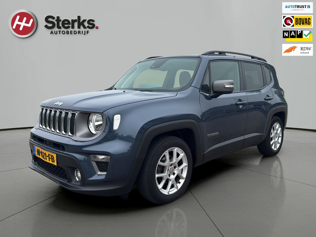 Jeep Renegade - 1.0T Limited 46947 KM !!! NAVIGATIE NL AUTO - AutoWereld.nl
