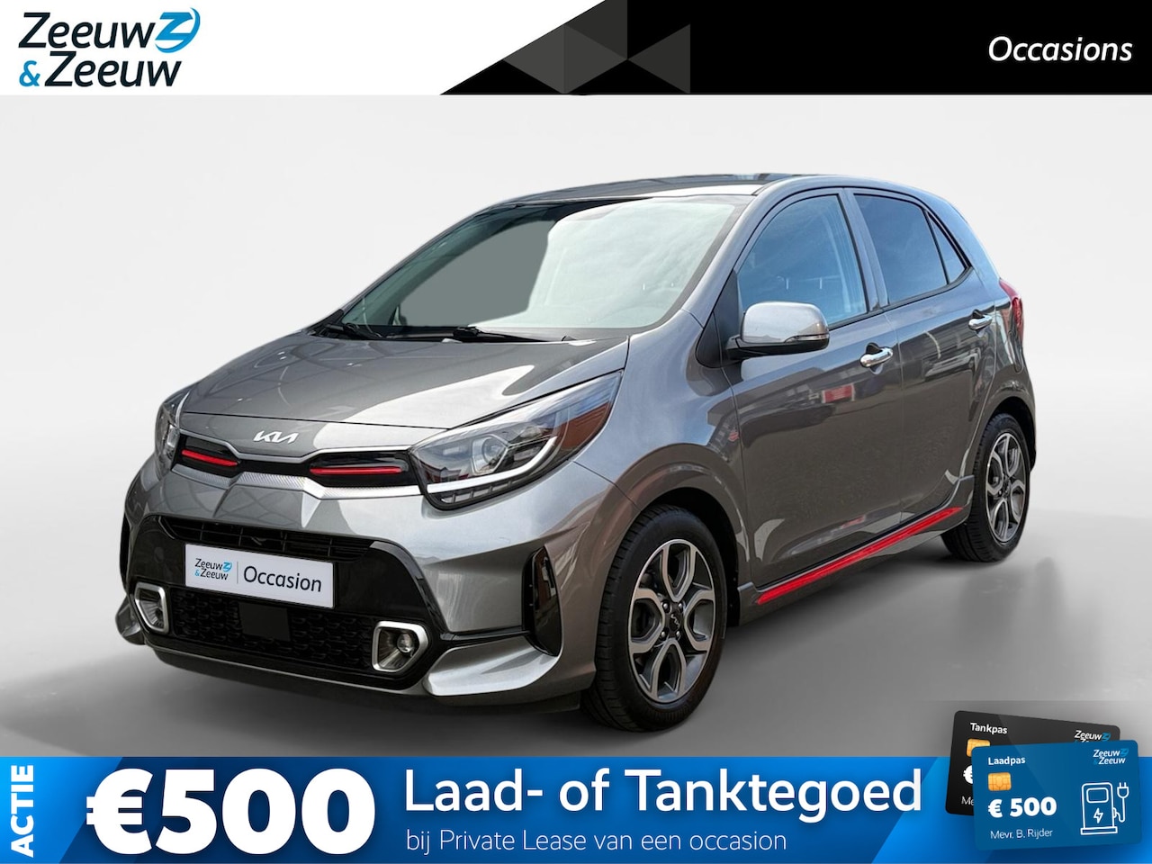 Kia Picanto - 1.0 DPi GT-Line 1e Eigenaar | Metallic lak | Fabrieksgarantie | NAP - AutoWereld.nl