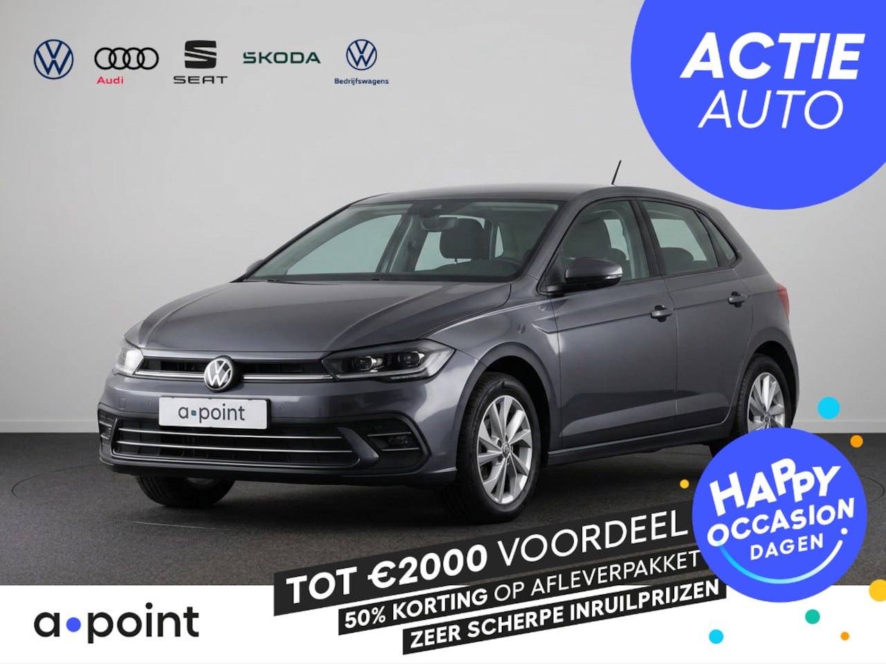 Volkswagen Polo - 1.0 TSI Style 95 pk | Navigatie | Parkeersensoren | Achteruitrijcamera | Matrix LED koplam - AutoWereld.nl