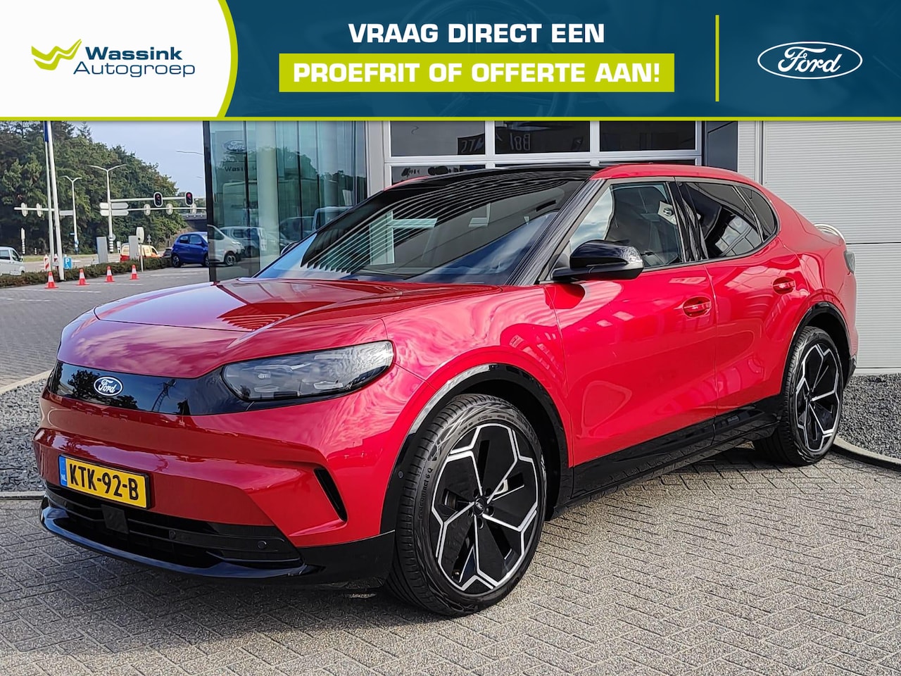 Ford Capri - Premium Extended Range RWD 79 kWh | Navigatie | SOH 99,9% | Leder interieur | Panoramadak - AutoWereld.nl