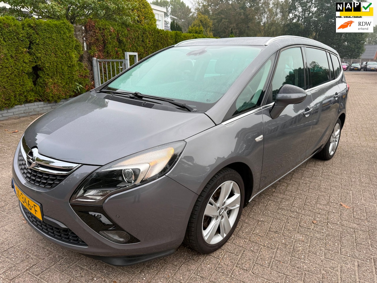Opel Zafira Tourer - 1.4 Blitz 7p. ECC LEDER PDC CAMERA NAVI STUUR/STOELVERW. NAP - AutoWereld.nl