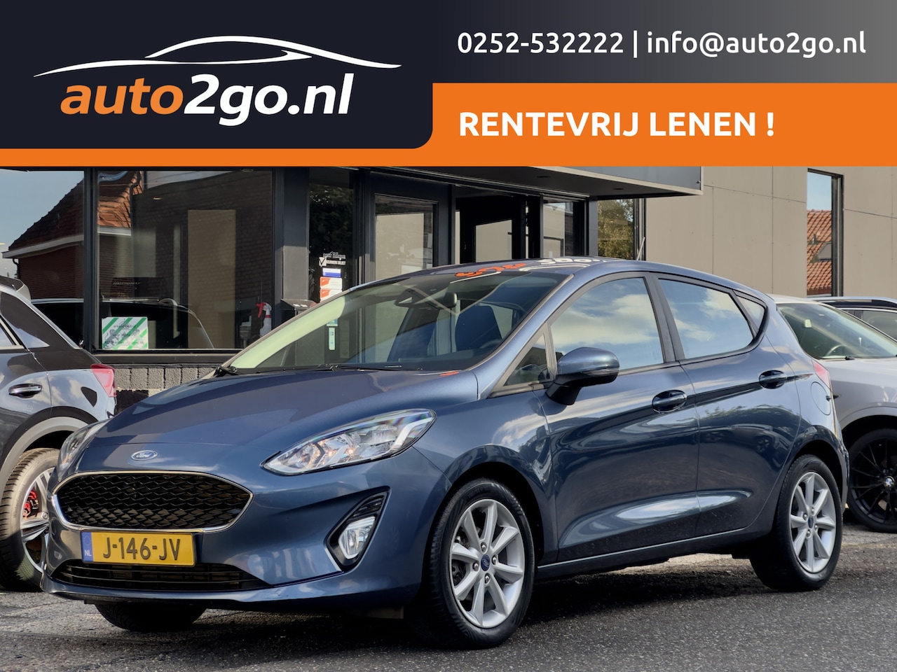 Ford Fiesta - 1.0 ECOBOOST CONNECTED NAVI APPLE-CARPLAY AIRCO LED LMV PDC - AutoWereld.nl