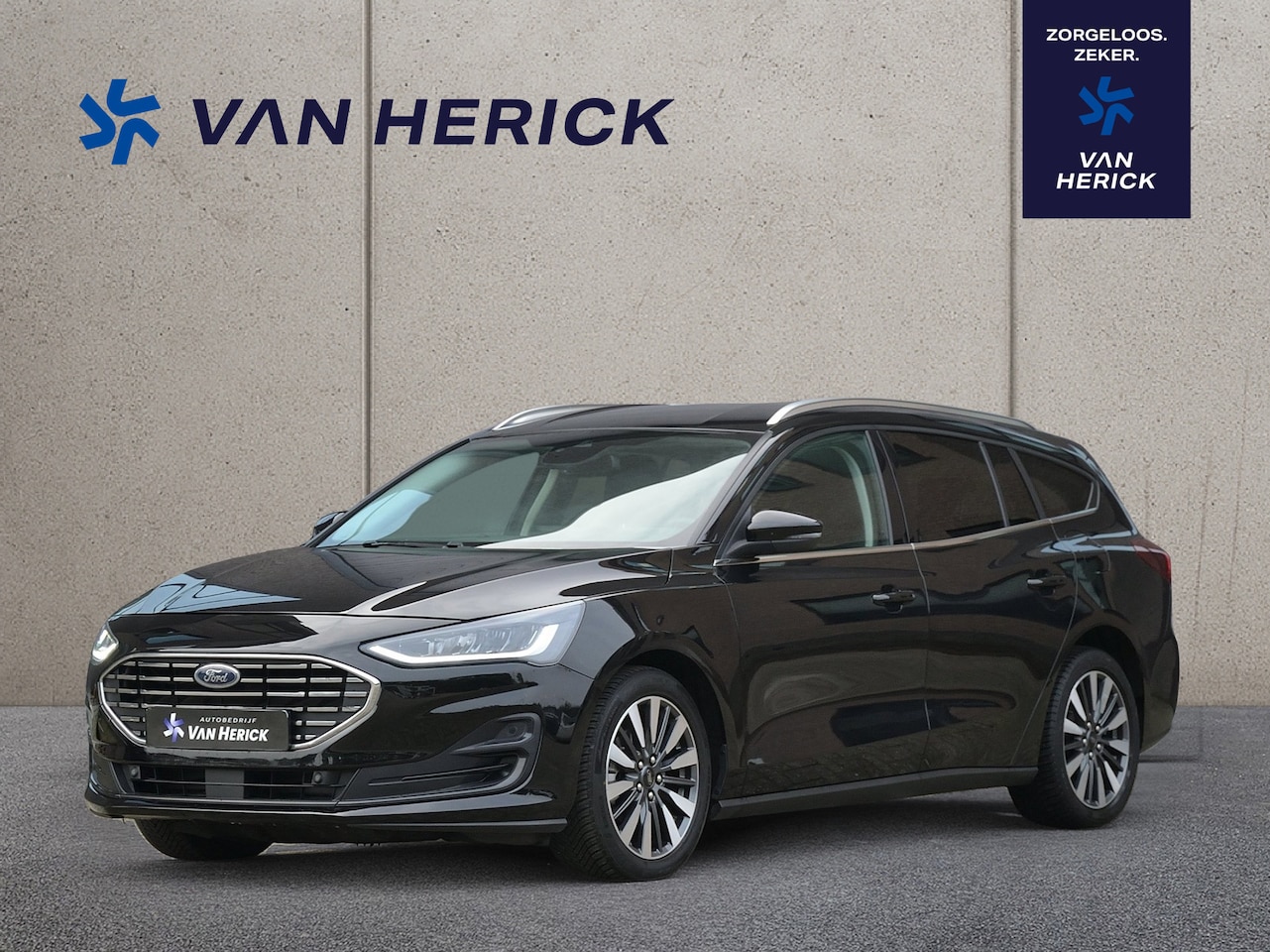 Ford Focus Wagon - 1.0 EcoBoost Hybrid Titanium Automaat | ACC | Winterpakket | Navigatie - AutoWereld.nl