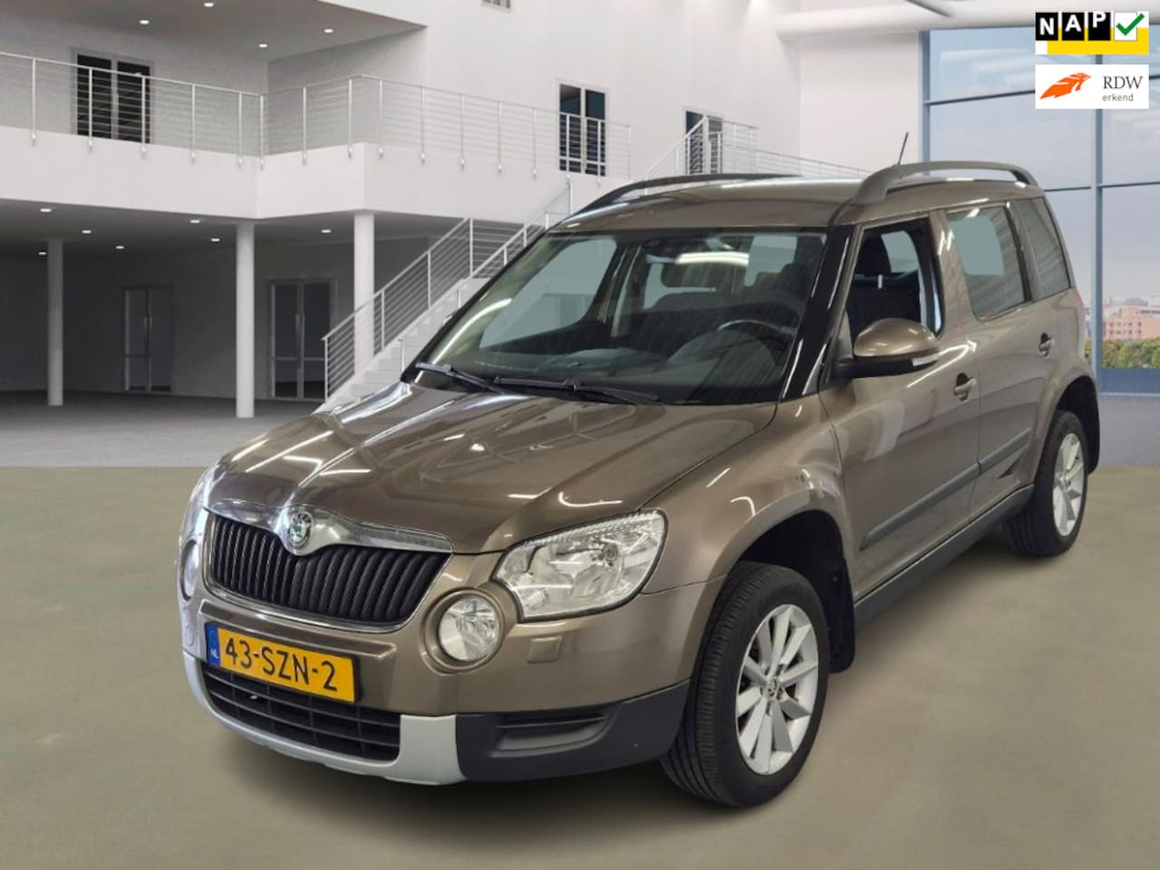 Skoda Yeti - 1.2 TSI Tour|AUT|NAVI|TREKHAAK|CRUISE|PSENSOR| - AutoWereld.nl