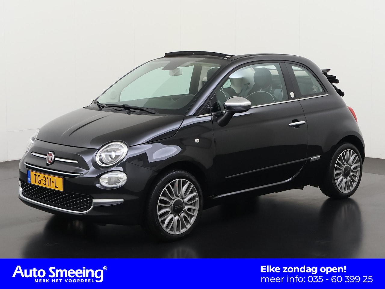 Fiat 500 C - 1.2 Lounge Cabrio | PDC | Zondag Open! - AutoWereld.nl