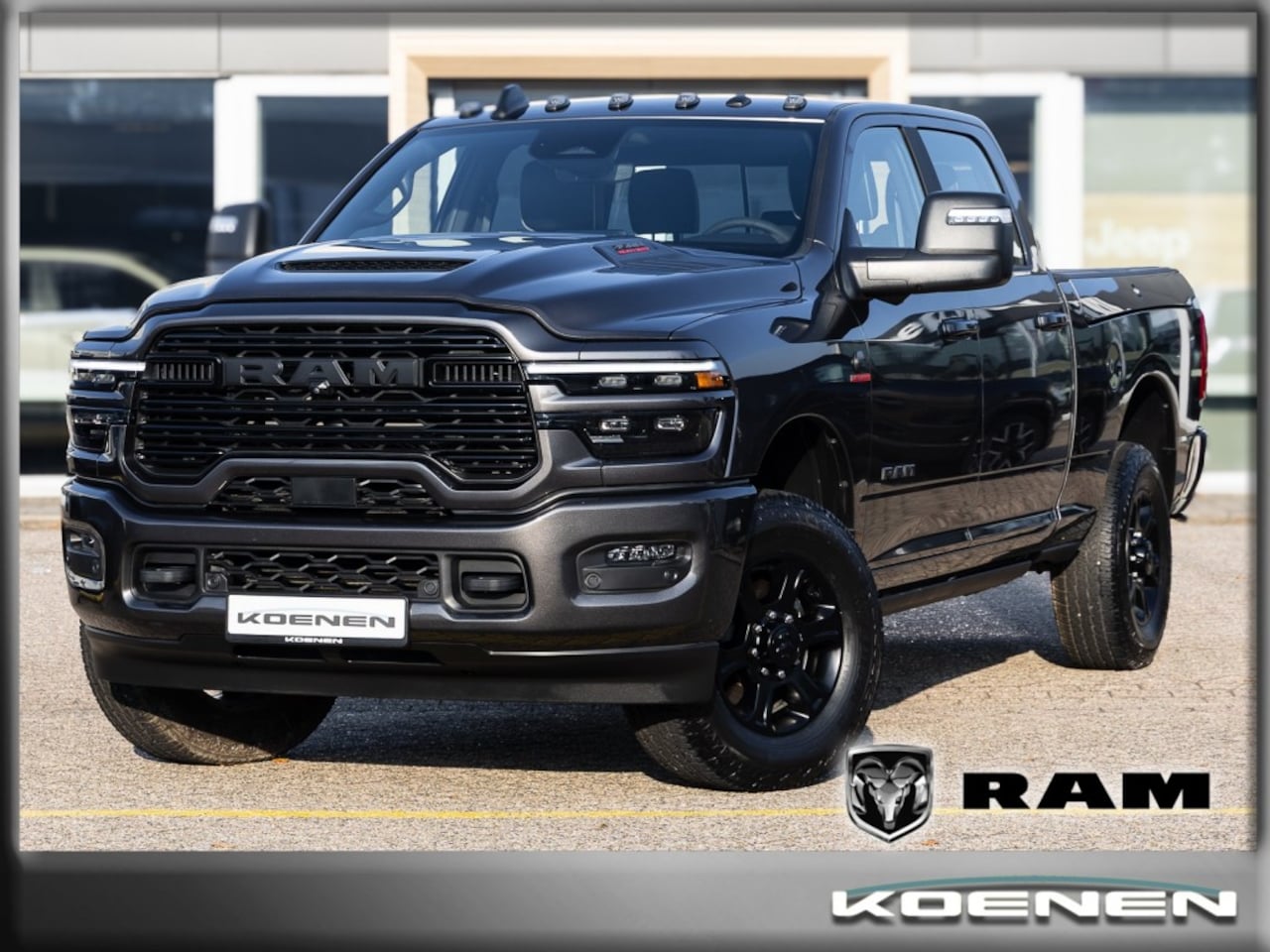 Dodge Ram Pick Up - 3500 Laramie Night 6.7 Cummins Diesel HO C1 Rijbewijs Geen bijtelling - AutoWereld.nl