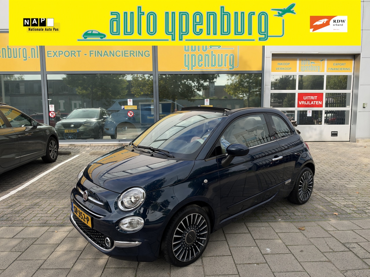 Fiat 500 C - 0.9 TwinAir Cabriolet * 86 Pk * Vol Leer * Navi * Climatronic * Cruisecontrol * - AutoWereld.nl