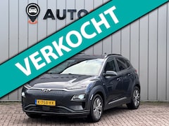 Hyundai Kona Electric - EV Premium 64 kWh Warmtepomp SOH 100% FASE 3 Verkeersbordassistent