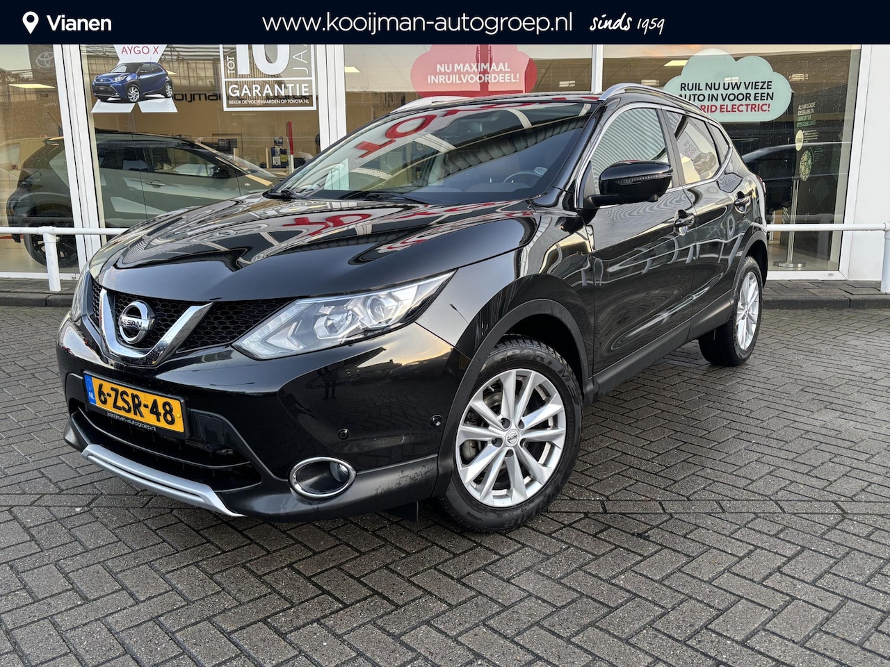 Nissan Qashqai - 1.2 Tekna Automaat, 101906km NAP, Leder, stoelverwarming, 360 camera, Full option - AutoWereld.nl