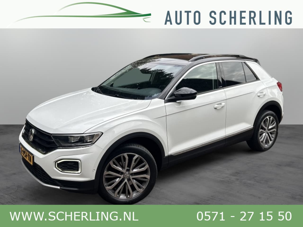 Volkswagen T-Roc - 1.5 TSI 150pk Automaat Navi, ACC, 18" LMV, Trekhaak afn. - AutoWereld.nl